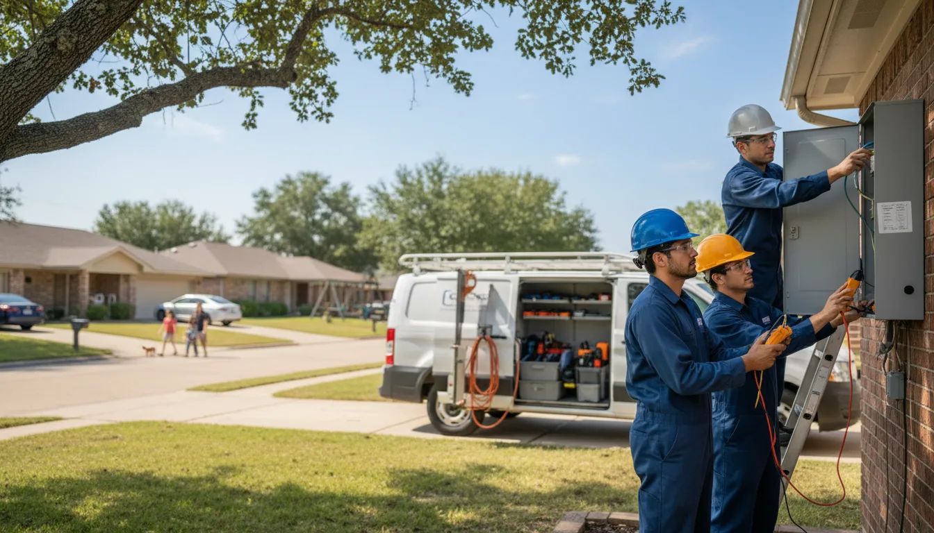 Certified electrician providing emergency electrical services in Hazel, SD